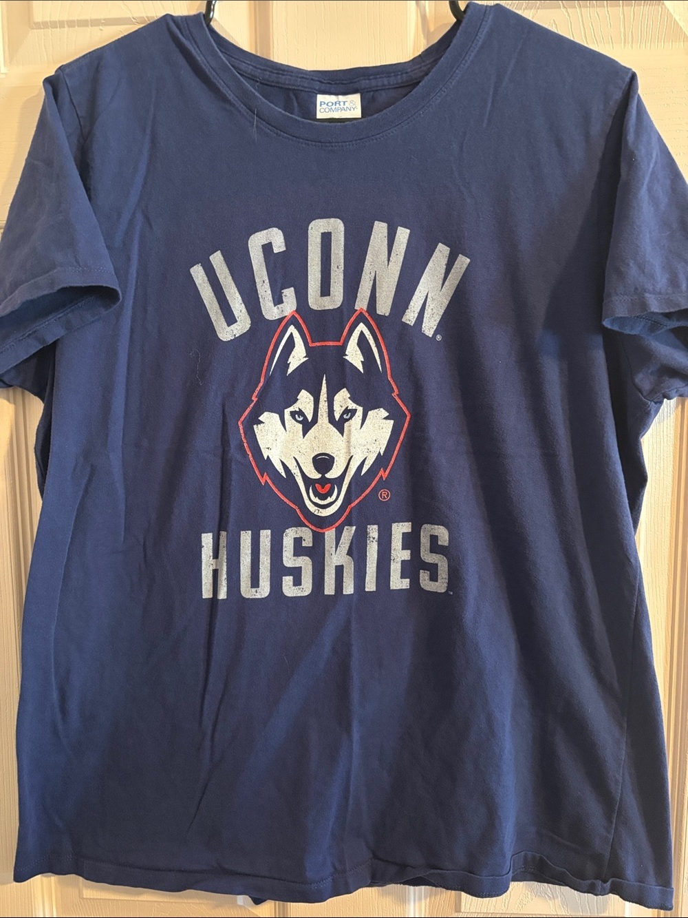 UConn Huskies Navy Short Sleeve Tee - Women's